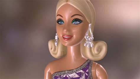 3d model barbie